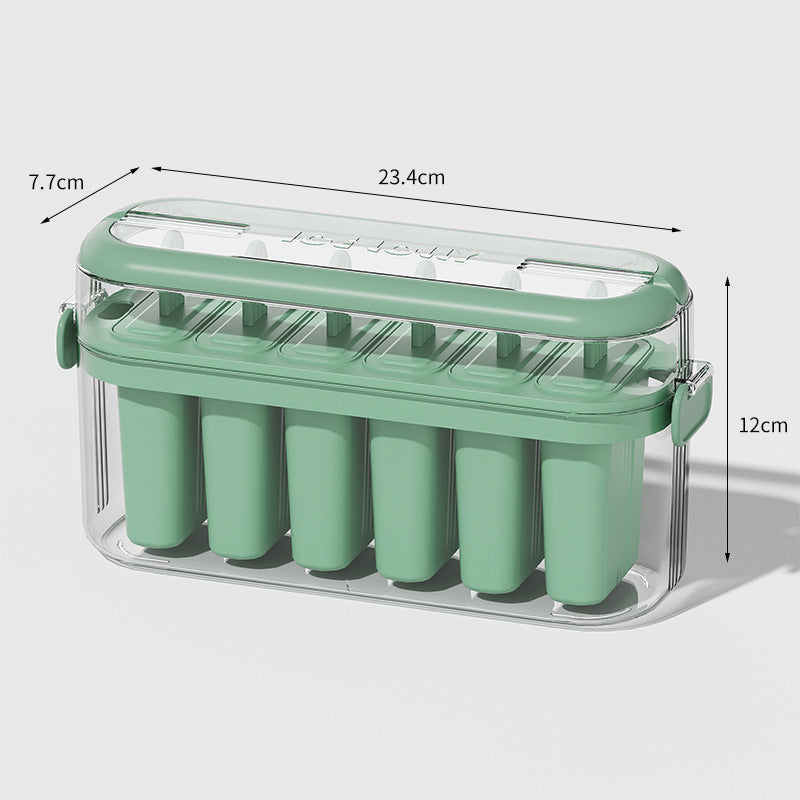 Trendy Popsicle Mold Set — Plastic with Ice Box Option