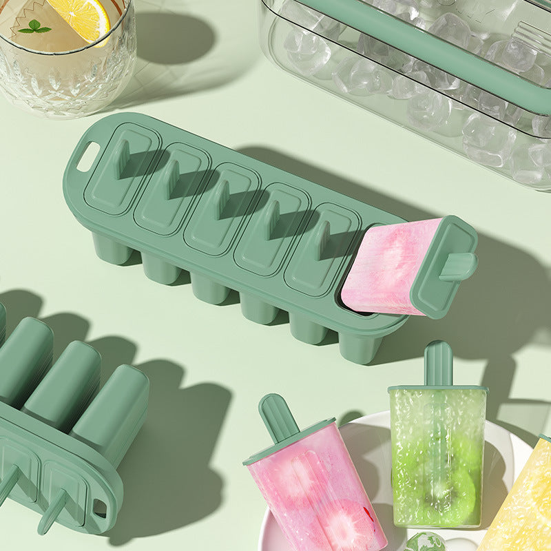 Trendy Popsicle Mold Set — Plastic with Ice Box Option