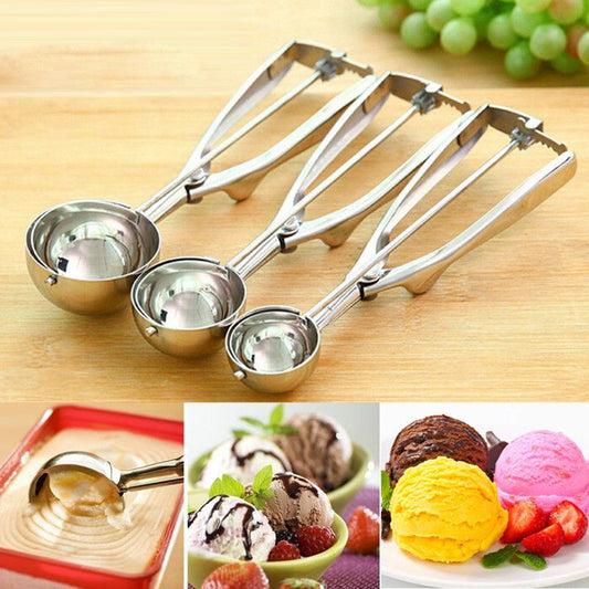 DigiSpoon Ice Cream Scoop — Stainless Steel, 3 Sizes