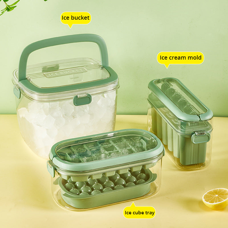 Trendy Popsicle Mold Set — Plastic with Ice Box Option