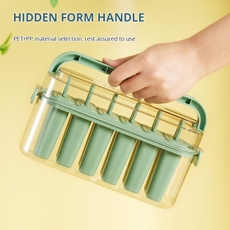 Trendy Popsicle Mold Set — Plastic with Ice Box Option
