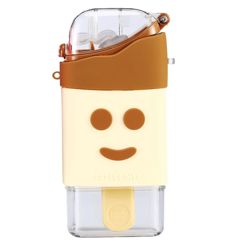 Summer Ice Cream Water Bottle — Cute Donut Design, BPA Free